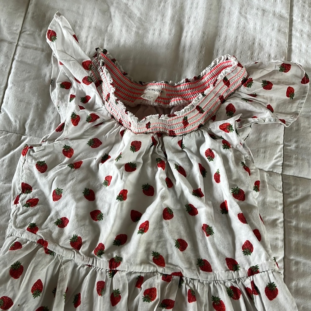Strawberry season! Worn condition. Size 5